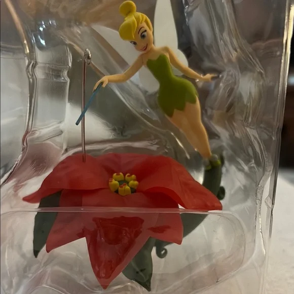 🙃 Hallmark Keepsake Tinker Bell Ornament with Red and Green - Picture 4 of 5